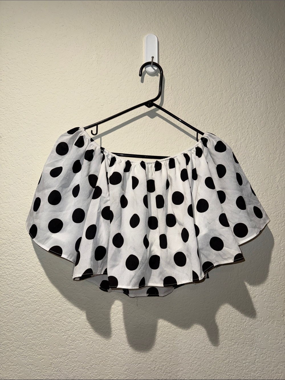 Polka dot crop top/bralette